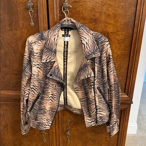 VENUS Animal Print Utility Jacket NWOT